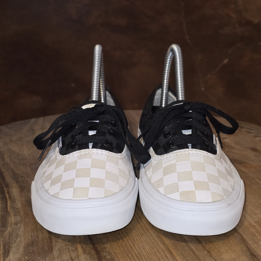 VANS Authentic Split Checkerboard Black White Ros… - image 2